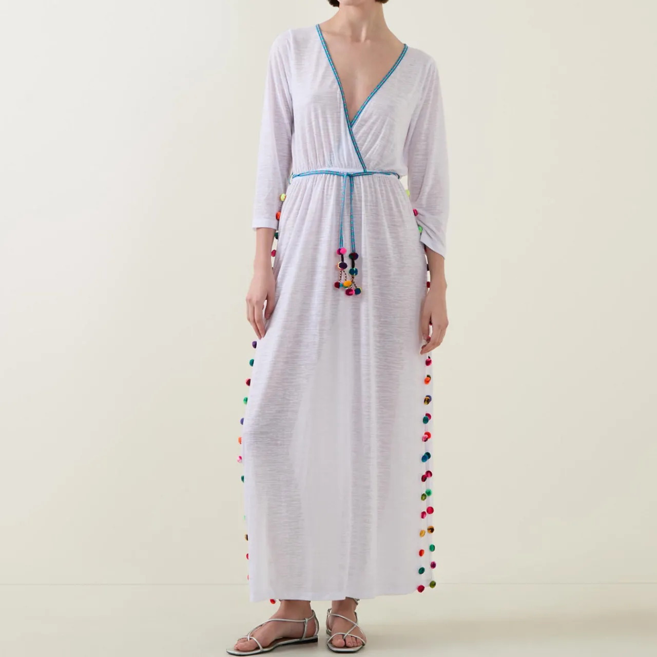 Best Santorini Pom Pom Sundress Women Swimwear & Beachwear