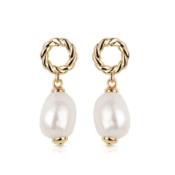 Clearance Sappho Baroque Pearl Earrings Women Earrings