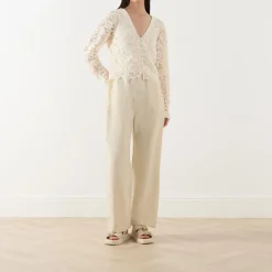 Outlet Sardou Embroidered Blouse Women Tops