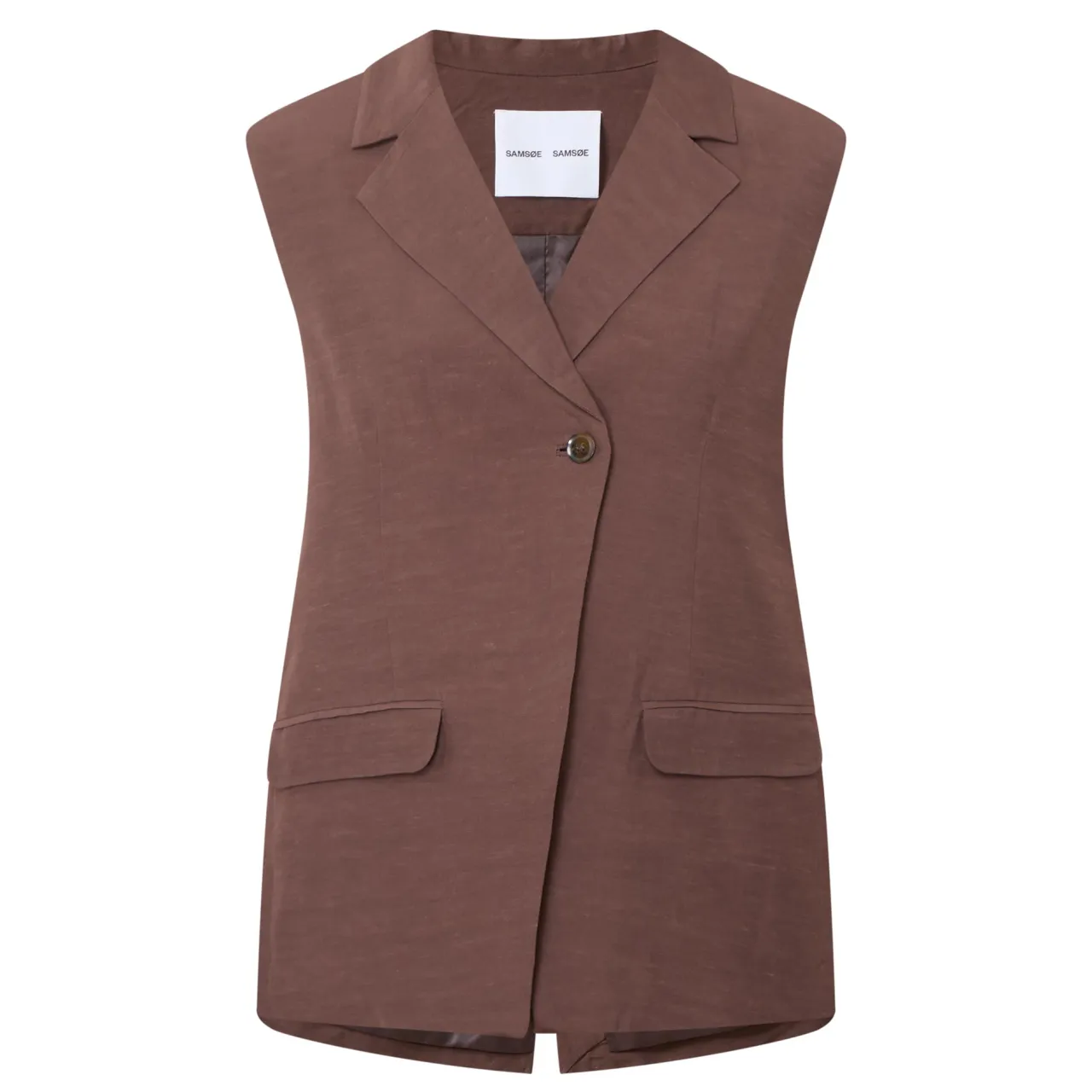 Hot Sathena Single-Breasted Waistcoat Women Coats & Jackets