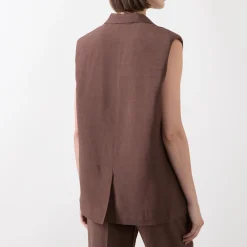 Hot Sathena Single-Breasted Waistcoat Women Coats & Jackets