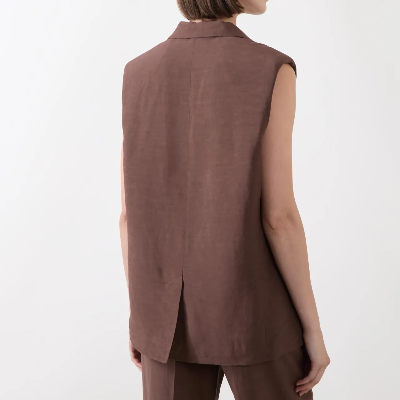 Hot Sathena Single-Breasted Waistcoat Women Coats & Jackets