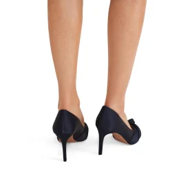 Satin Knot Front Courts Women Heels
