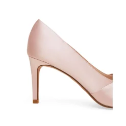 Satin Knot Front Courts Women Heels
