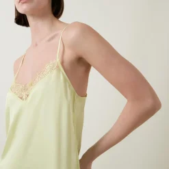 New Satin Secrets Lace Trim Cami Women Sleepwear