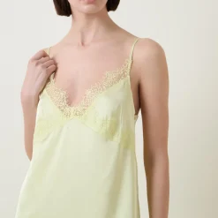 Clearance Satin Secrets Lace Trim Chemise Women Sleepwear
