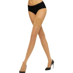 New Satin Touch Stay Ups Gobi Women Hosiery