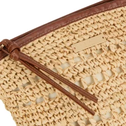 Online Savona Raffia Pouch Bag Women Clutch Bags