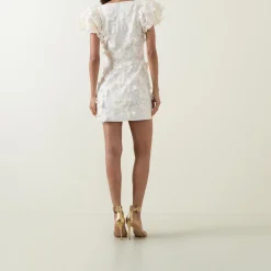 Online Scarlett Butterfly Appliqué Mini Fitted Dress Women Dresses