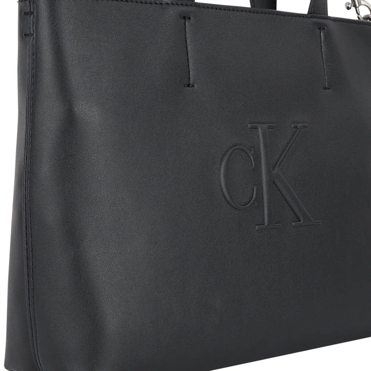 Hot Sculpted Embossed Logo Tote Bag Women Tote Bags