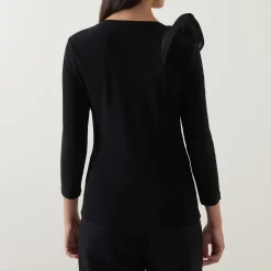 New Sculptural Long-Sleeved Top Women Tops