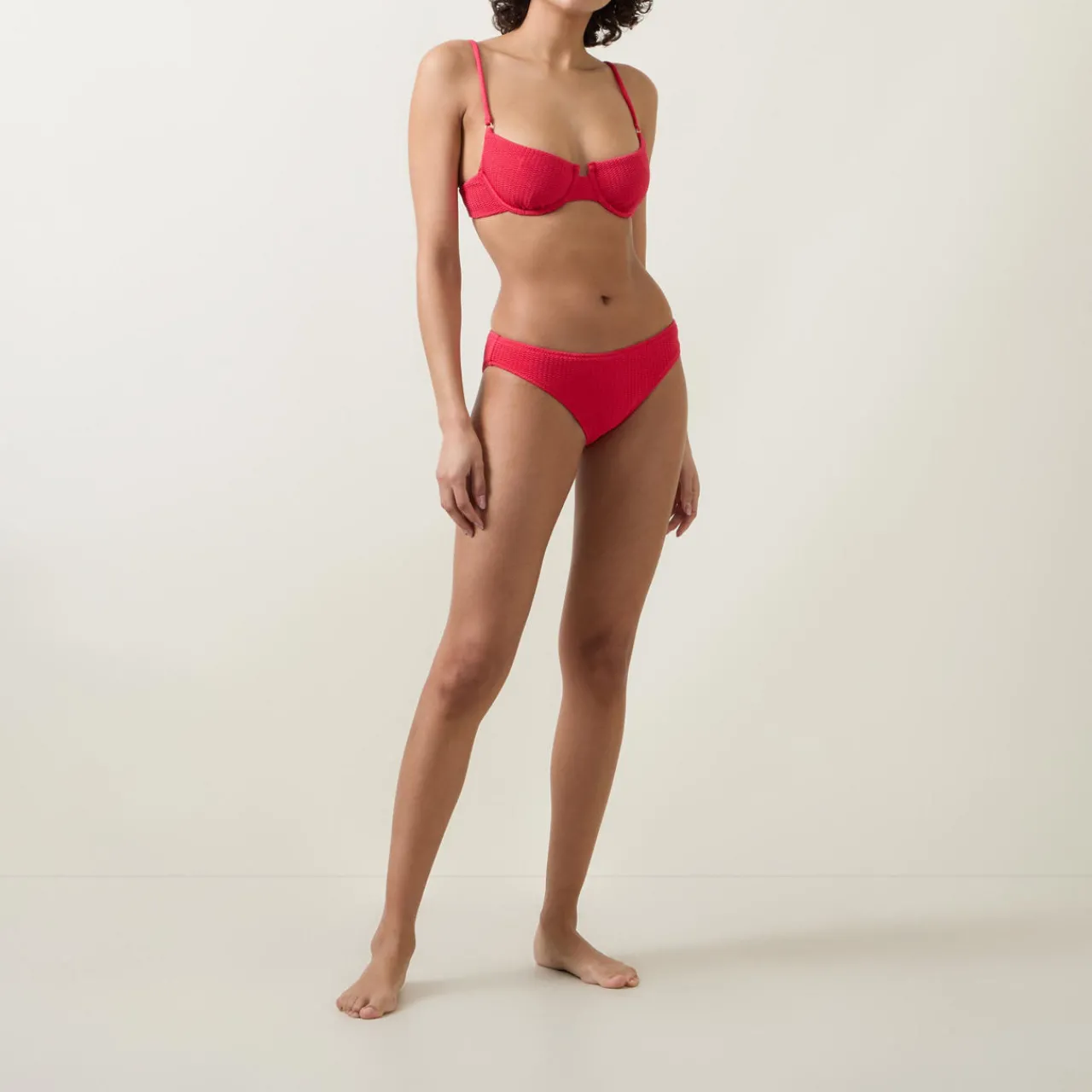 Online Sea Dive Textured Hipster Bikini Briefs Women Swimwear & Beachwear