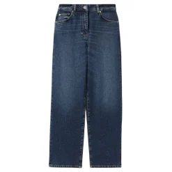 Outlet Selin Mid-Rise Straight Leg Jeans Women Denim