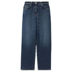 Hot Selin Mid-Rise Straight Leg Jeans Women Denim
