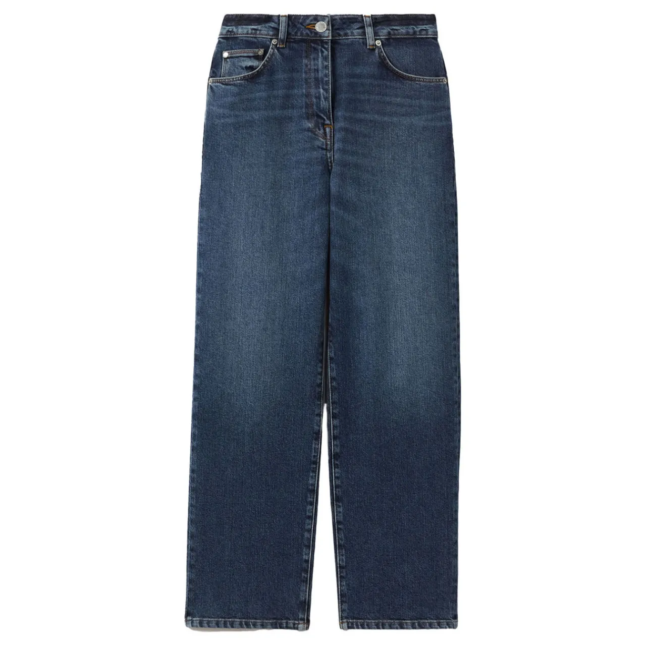 Hot Selin Mid-Rise Straight Leg Jeans Women Denim