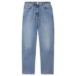 New Selin Mid-Rise Straight-Leg Jeans Women Denim
