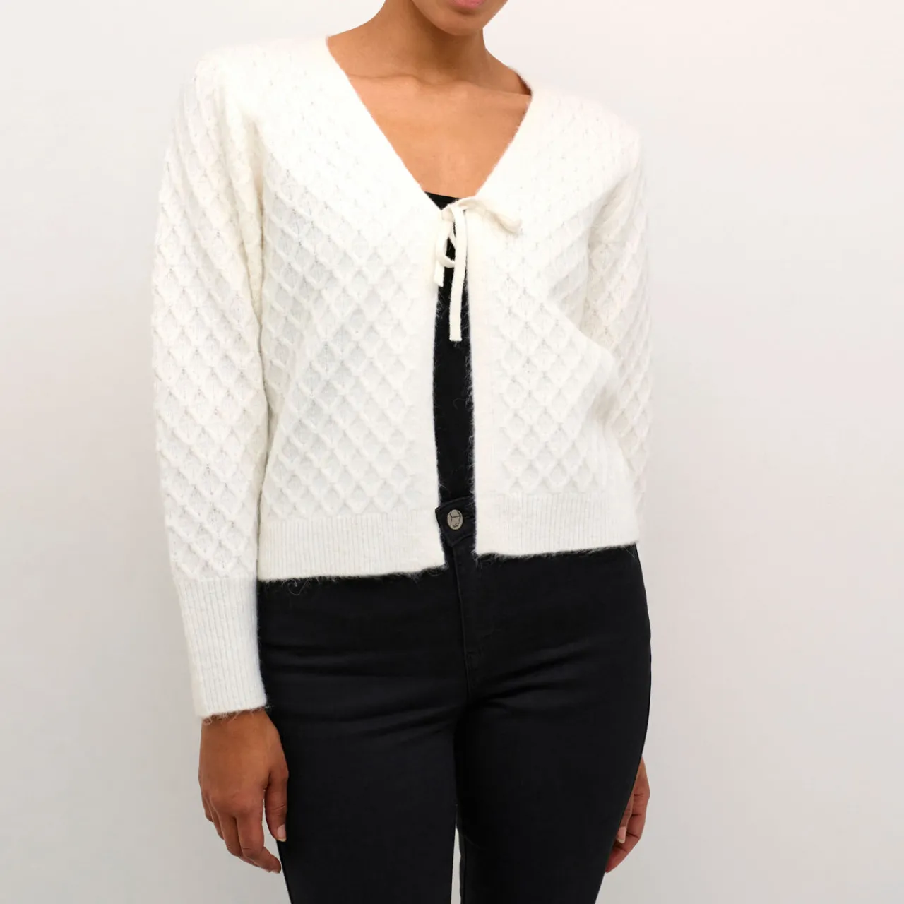 Sale Selma Diamond Knit Cardigan Women Sweaters & Cardigans