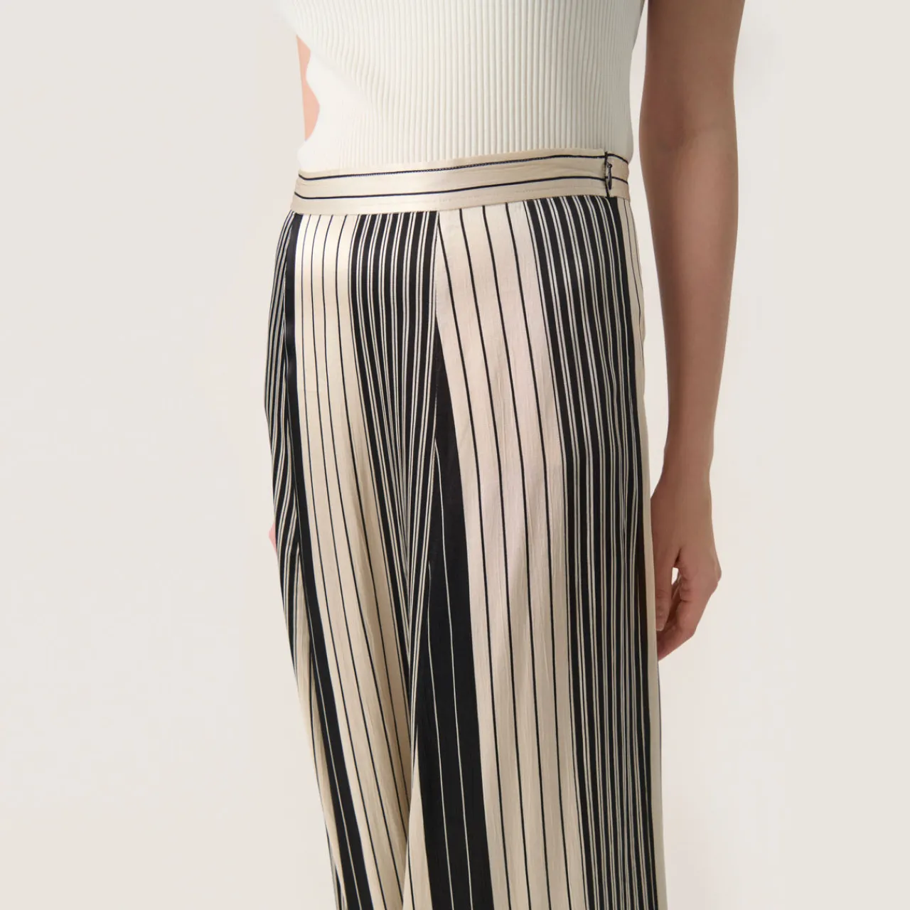 Best Sendai High-Rise Striped Skirt Women Skirts