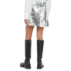 Discount Sequin Disc Mini Skirt Women Skirts