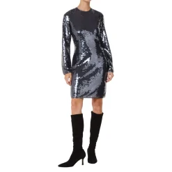 New Sequin Mini Shift Dress Women Dresses