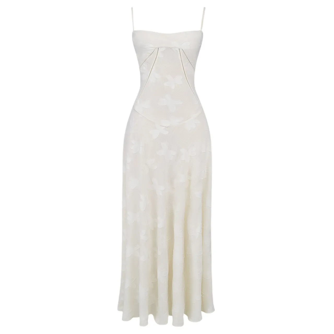Best Seren Floral Lace Flared Dress Women Dresses