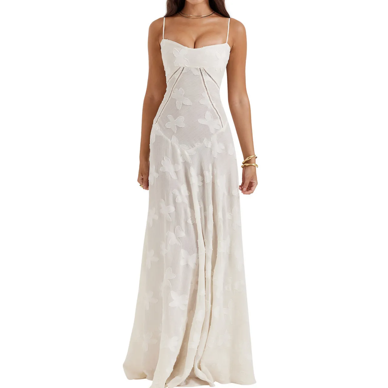 Best Seren Floral Lace Flared Dress Women Dresses