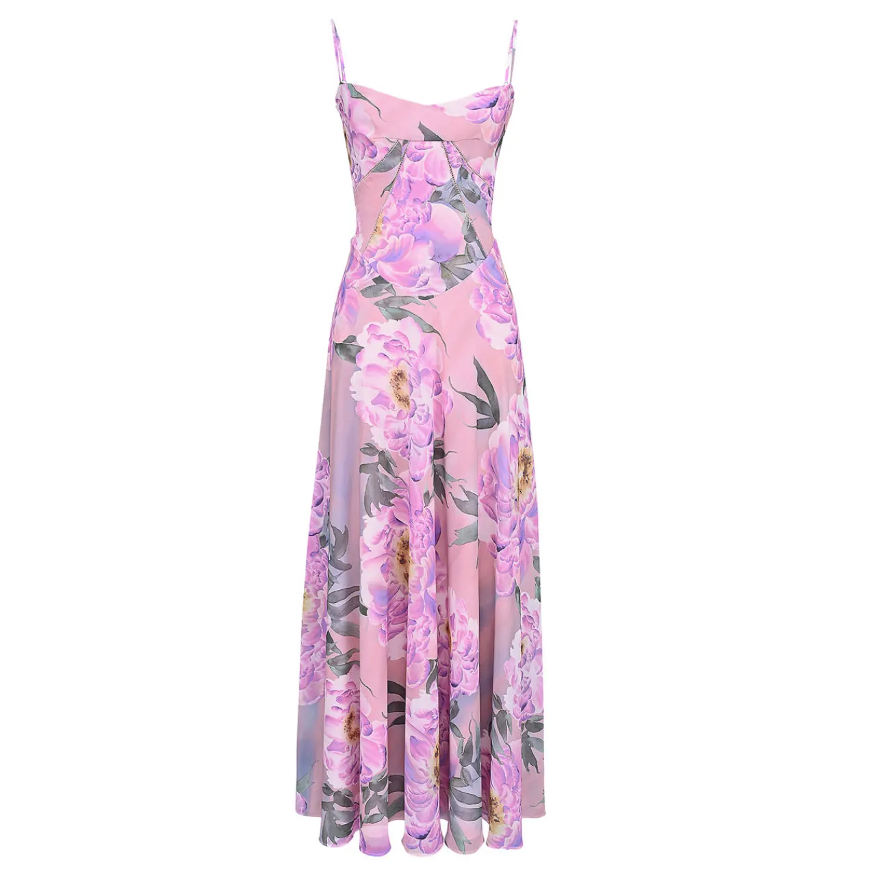 Clearance Seren Floral Lace-Up Dress Women Dresses