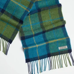 Hot Shannon Check Lambswool Scarf Women Scarves