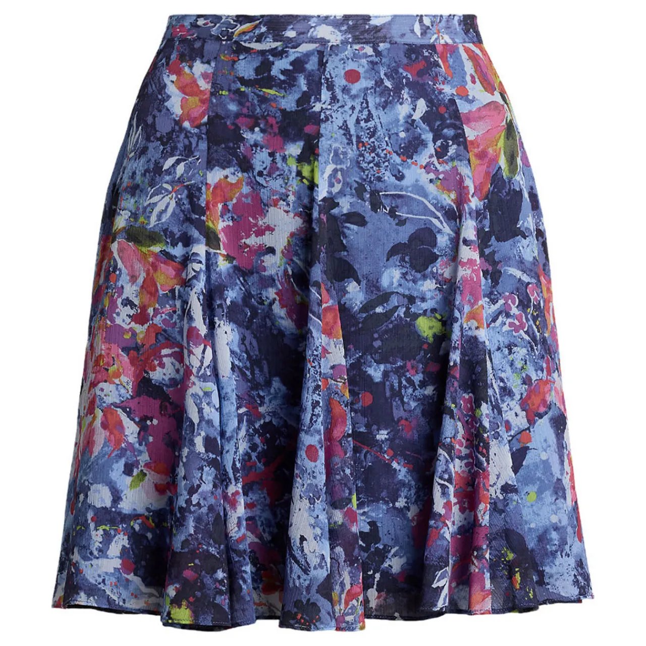 New Shasley Abstract Floral Mini Skirt Women Skirts