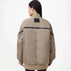 Discount Shazna Oversized Bomber Jacket Women Coats & Jackets