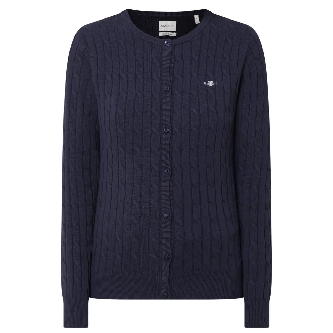 Shield Cable Knit Cardigan Women Sweaters & Cardigans