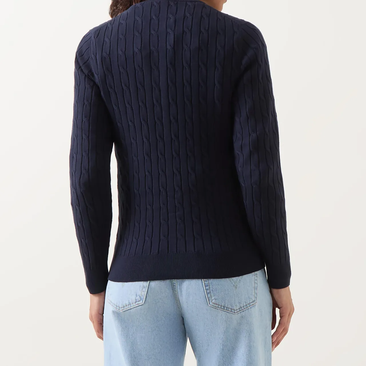 Shield Cable Knit Cardigan Women Sweaters & Cardigans