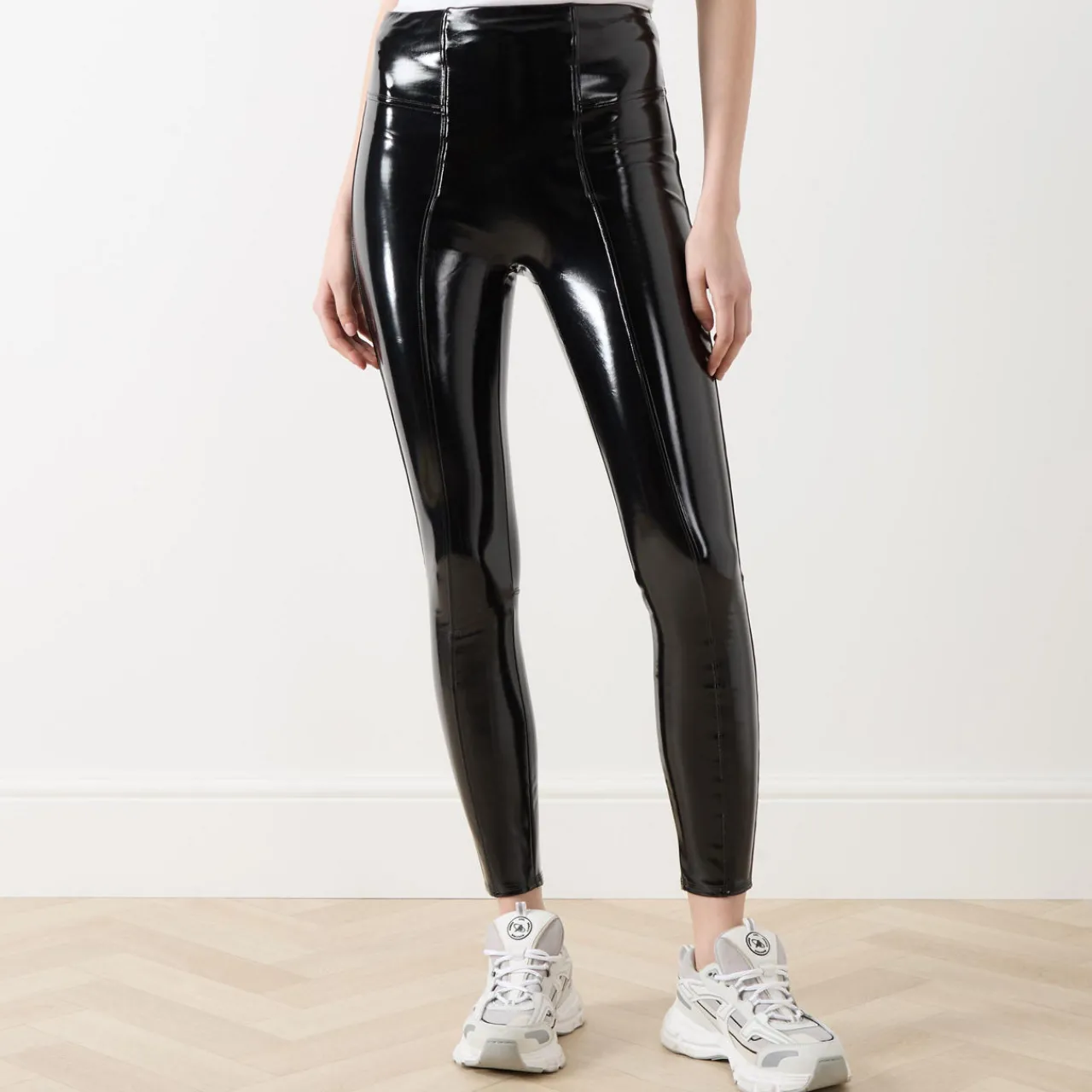 Best Shiny Faux Patent Leggings Women Activewear|Leggings