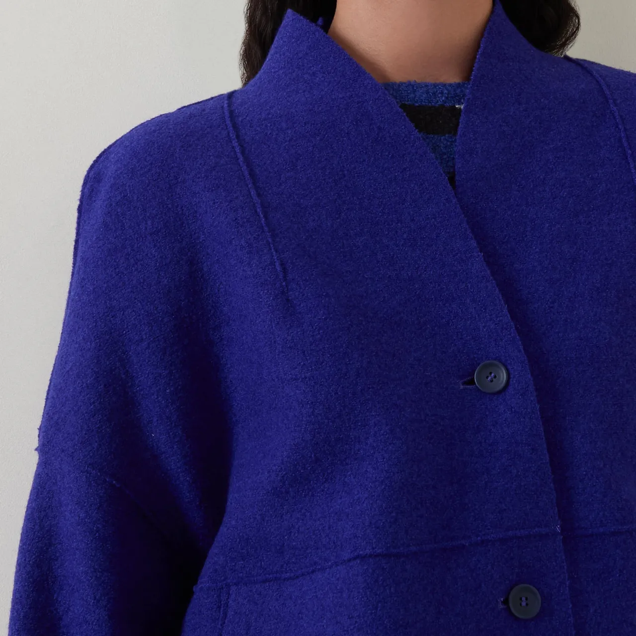 Outlet Short Peacoat Women Coats & Jackets