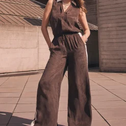 Sale Side Stripe Wide Leg Trousers Women Trousers & Shorts