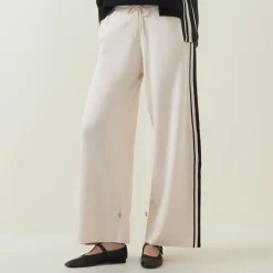 Sale Side Stripe Wide Leg Trousers Women Trousers & Shorts