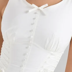 Discount Sienna Bow Lace Up Dress Women Dresses
