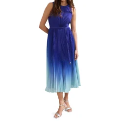Discount Simara Pleated Ombre Dress Women Dresses