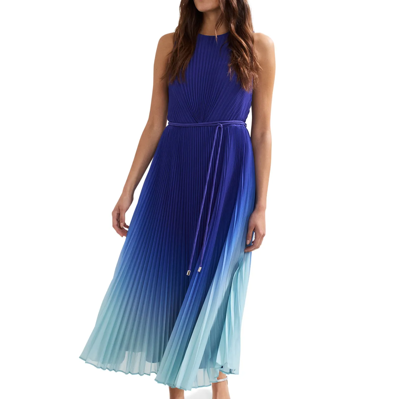 Discount Simara Pleated Ombre Dress Women Dresses