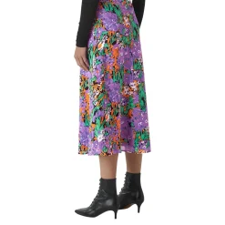 Hot Simone Floral Print Skirt Women Skirts