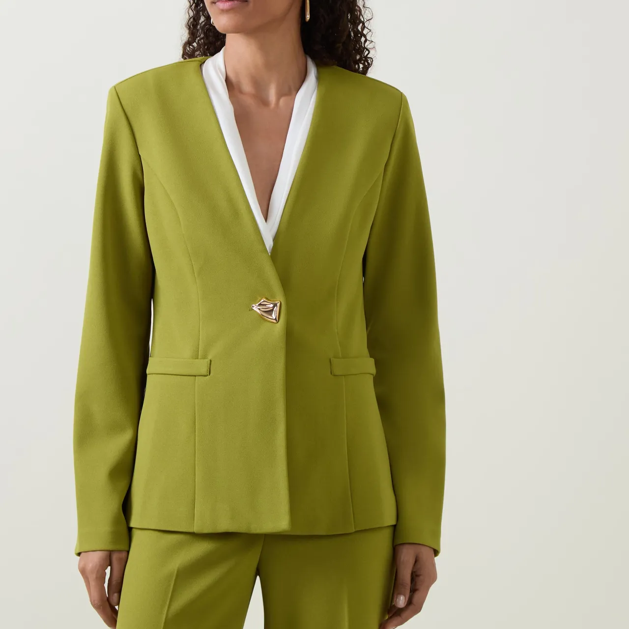 Clearance Single-Breasted Fitted Blazer Women Coats & Jackets