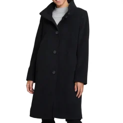 Single-Breasted Peacoat Women Coats & Jackets