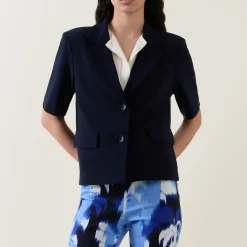 New Single-Breasted Short Blazer Women Coats & Jackets