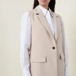 Single-Breasted Waistcoat Women Coats & Jackets