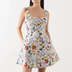 Online Skyfall Floral Mini Dress Women Dresses