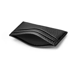 Slim Grained Leather Cardholder Women Wallets