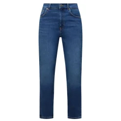 Outlet Slim-Leg Cropped Jeans Women Denim