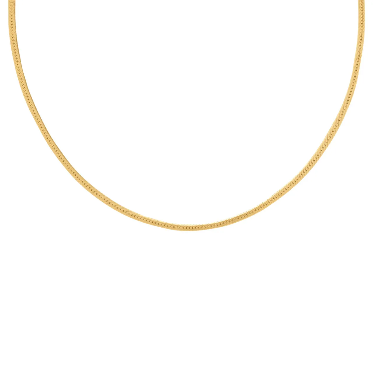 New Snake 18k Gold-Plated Chain Necklace Women Necklaces
