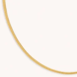 New Snake 18k Gold-Plated Chain Necklace Women Necklaces