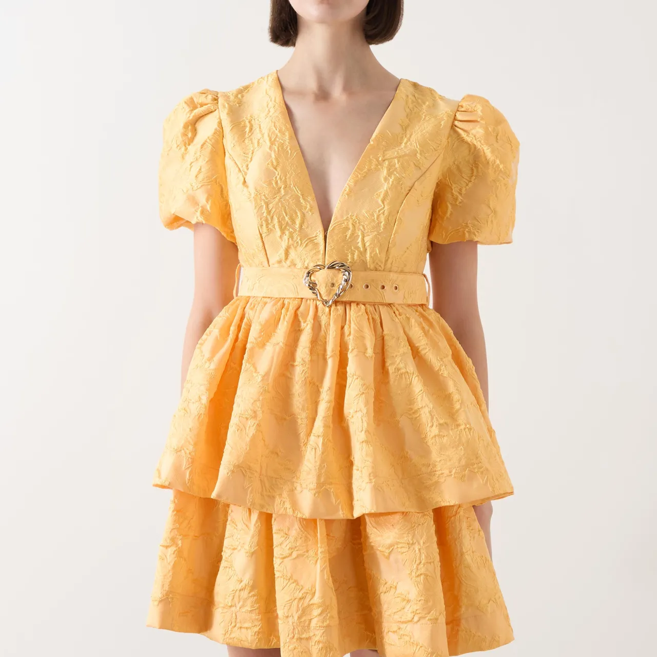 Best Sol Floral Jacquard Mini Dress Women Dresses|Occasion Dressing